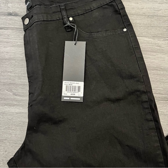 Good Counsel Men's Plus Size 46x30 Malone Stretch Jean Straight Leg Black NWT - Picture 2 of 10